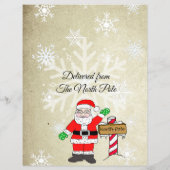 Personalisierter Brief vom Weihnachtsmann (Rückseite)