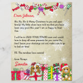 Personalisierter Brief vom Weihnachtsmann (Vorderseite)