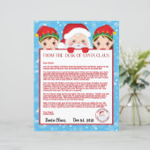 Personalisierter Brief vom Weihnachtsmann (Stehend Vorderseite)