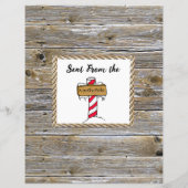 Personalisierter Brief vom Weihnachtsmann (Rückseite)