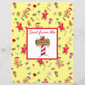 Personalisierter Brief vom Weihnachtsmann (Rückseite)