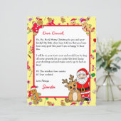 Personalisierter Brief vom Weihnachtsmann (Stehend Vorderseite)