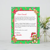 Personalisierter Brief vom Weihnachtsmann (Stehend Vorderseite)