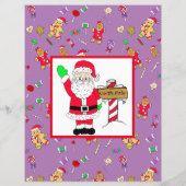 Personalisierter Brief vom Weihnachtsmann (Rückseite)