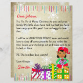 Personalisierter Brief vom Weihnachtsmann (Vorne/Hinten)