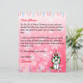 Personalisierter Brief vom Weihnachtsmann (Stehend Vorderseite)