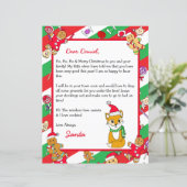 Personalisierter Brief vom Weihnachtsmann (Stehend Vorderseite)