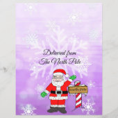 Personalisierter Brief vom Weihnachtsmann (Rückseite)