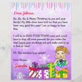 Personalisierter Brief vom Weihnachtsmann (Vorderseite)