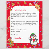 Personalisierter Brief vom Weihnachtsmann (Vorderseite)