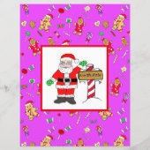 Personalisierter Brief vom Weihnachtsmann (Rückseite)