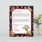 Personalisierter Brief vom Weihnachtsmann (Stehend Vorderseite)