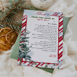 Personalisierter Brief vom Weihnachtsmann Einladung<br><div class="desc">Personalisierter Brief vom Weihnachtsmann. Geben Sie Ihrem Kind in diesem Jahr einen besonderen,  niedlichen Brief vom Weihnachtsmann. Sammlung: https://www.zazzle.com/collections/love_christmas_collection-119212194434211063</div>