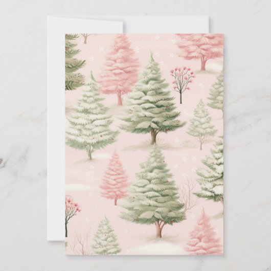 Personalisierter Brief vom Weihnachtsmann Einladung (Rückseite)