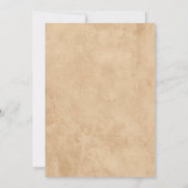 Personalisierter Brief vom Weihnachtsmann Einladung (Rückseite)