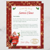 Personalisierter Brief vom Weihnachtsmann | North  (Vorne/Hinten)