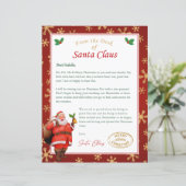 Personalisierter Brief vom Weihnachtsmann | North (Stehend Vorderseite)