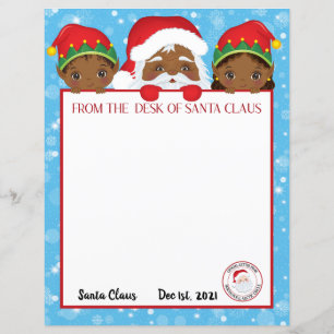 Personalisierter Brief von Black Santa Claus