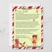 Personalisierter Brief von der Helferin des Weihna Einladung (Vorderseite)