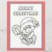 Personalisierter Brief von Santa & Colour (Rückseite)