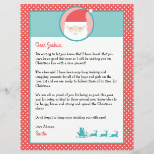 Personalisierter Brief von Santa & Colour