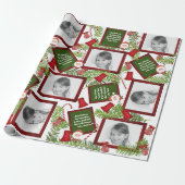 Personalisierter Brief von Santa/Foto Geschenkpapier (Ungerollt)