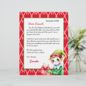 Personalisierter Brief von Santa für Kinder (Stehend Vorderseite)