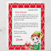 Personalisierter Brief von Santa für Kinder (Vorne/Hinten)