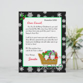 Personalisierter Brief von Santa für Kinder (Stehend Vorderseite)