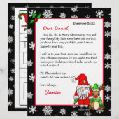 Personalisierter Brief von Santa für Kinder (Vorne/Hinten)