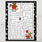 Personalisierter Brief von Santa für Kinder (Rückseite)