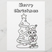 Personalisierter Brief von Santa für Kinder (Rückseite)