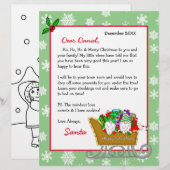 Personalisierter Brief von Santa für Kinder (Vorne/Hinten)