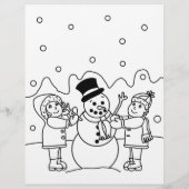 Personalisierter Brief von Santa für Kinder (Rückseite)