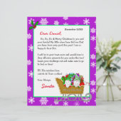 Personalisierter Brief von Santa für Kinder (Stehend Vorderseite)