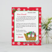 Personalisierter Brief von Santa für Kinder (Stehend Vorderseite)