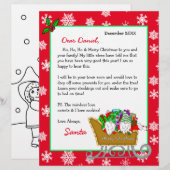 Personalisierter Brief von Santa für Kinder (Vorne/Hinten)