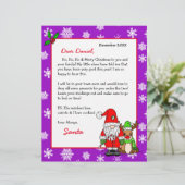 Personalisierter Brief von Santa für Kinder (Stehend Vorderseite)