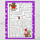 Personalisierter Brief von Santa für Kinder (Rückseite)