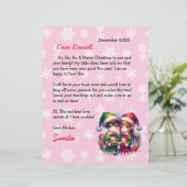 Personalisierter Brief von Santa für Kinder (Stehend Vorderseite)