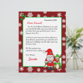 Personalisierter Brief von Santa für Kinder (Stehend Vorderseite)