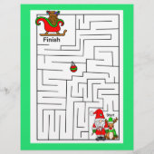 Personalisierter Brief von Santa für Kinder (Rückseite)