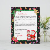 Personalisierter Brief von Santa für Kinder (Stehend Vorderseite)