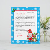 Personalisierter Brief von Santa für Kinder (Stehend Vorderseite)