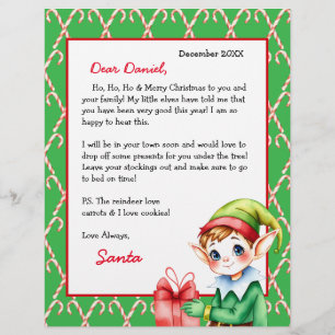 Personalisierter Brief von Santa für Kinder