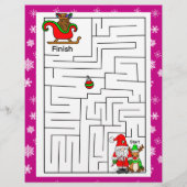 Personalisierter Brief von Santa für Kinder (Rückseite)