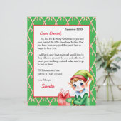 Personalisierter Brief von Santa für Kinder (Stehend Vorderseite)