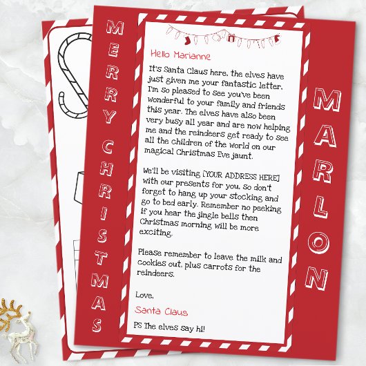 Personalisierter Brief von Santa für Kinder