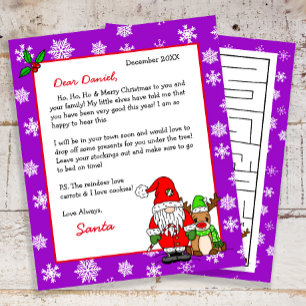 Personalisierter Brief von Santa für Kinder