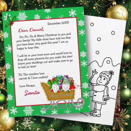 Personalisierter Brief von Santa für Kinder